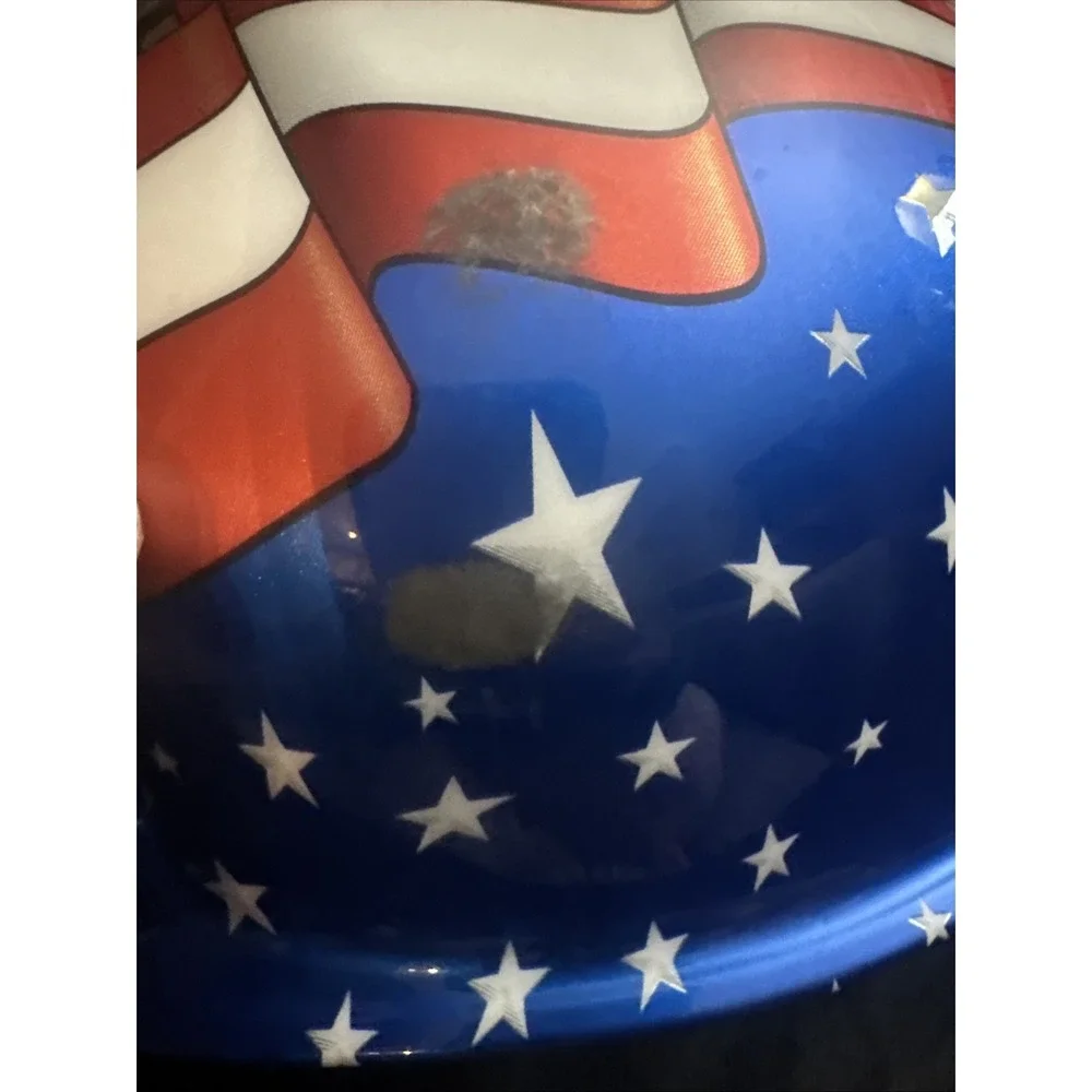 Jackson Products Type‎ 1 Hard Hat With American Eagle Stars And Stripes.
